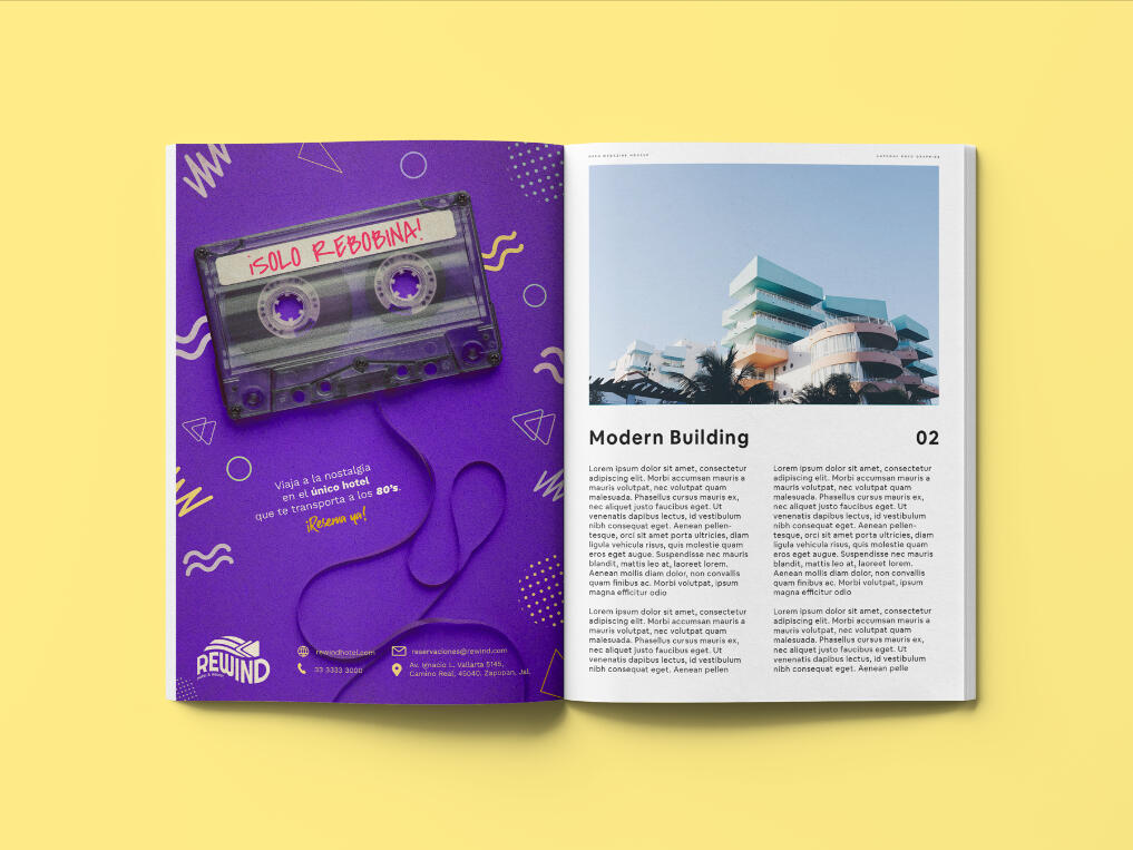 Publicidad para revista